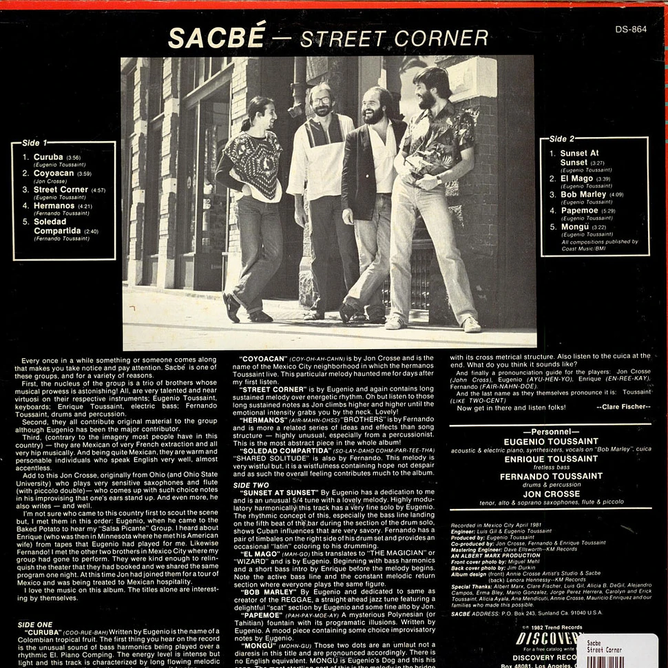 Sacbe - Street Corner