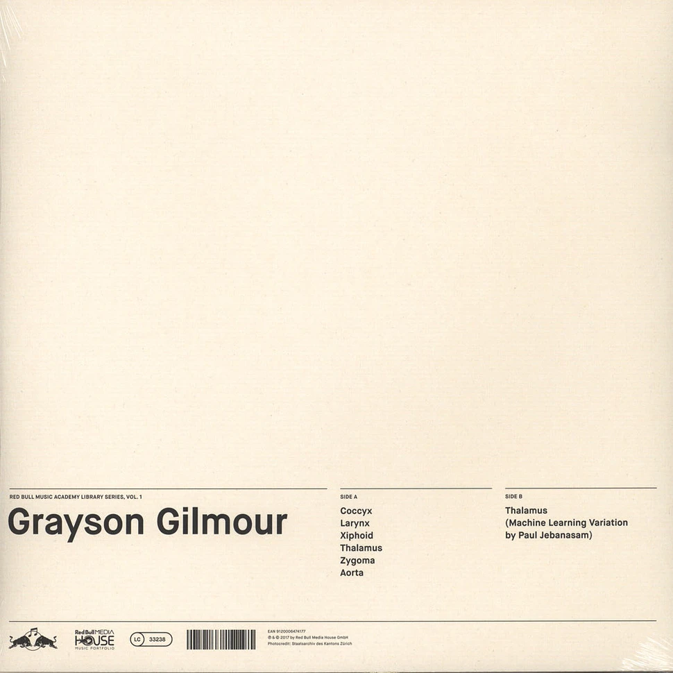 Grayson Gilmour - Red Bull Music Academy Library Series Volume 1