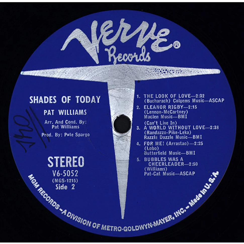 Patrick Williams - Shades Of Today