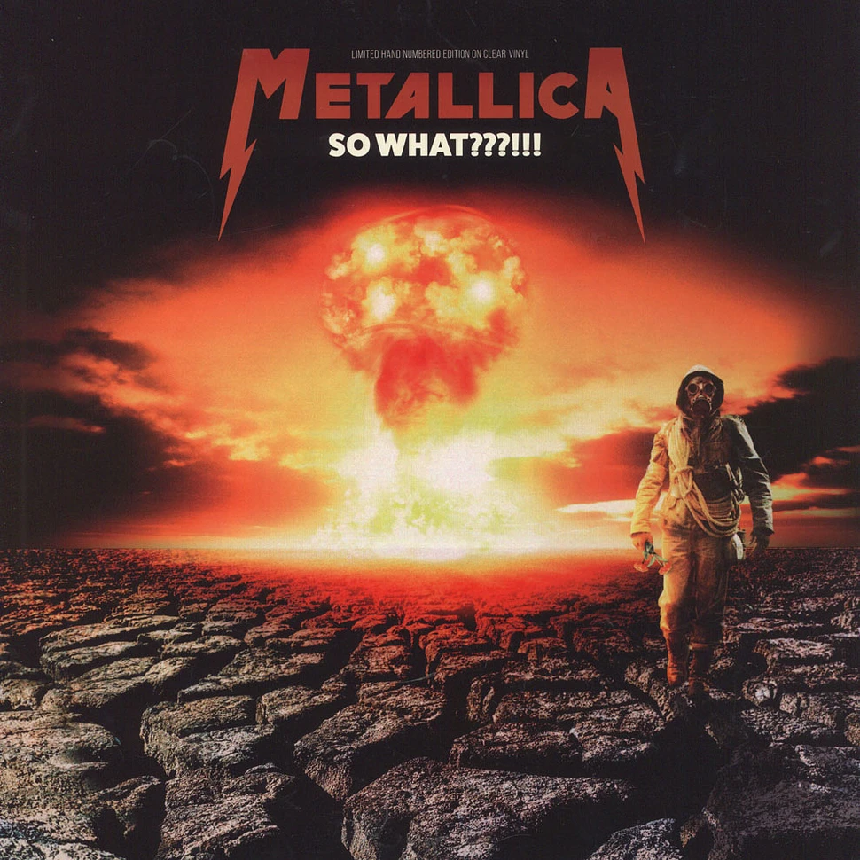 Metallica - So What???!! - Live Broadcast Woodstock 1994 Clear Vinyl Edition