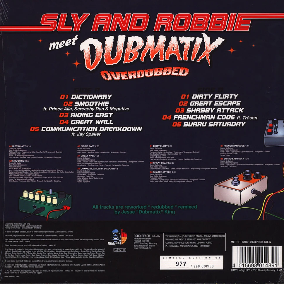 Sly & Robbie Meet Dubmatix - Overdubbed