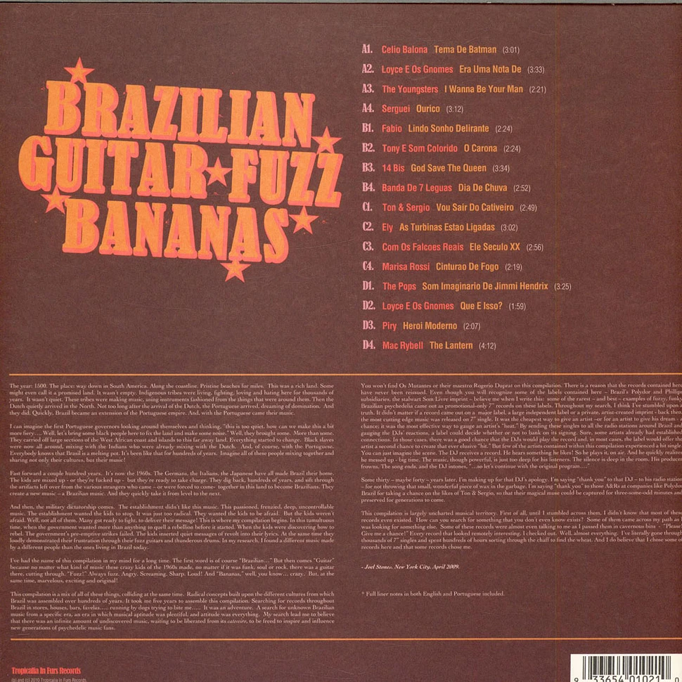 V.A. - Brazilian Guitar Fuzz Bananas