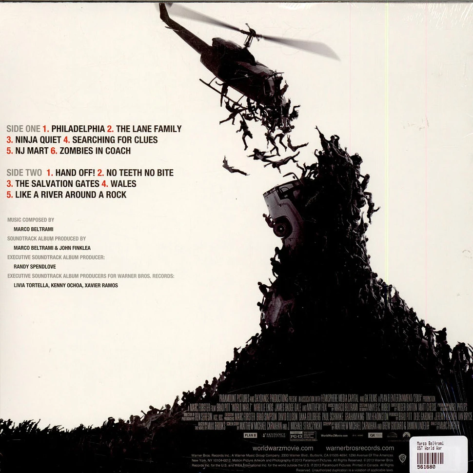 Marco Beltrami - World War Z (Music From The Motion Picture)
