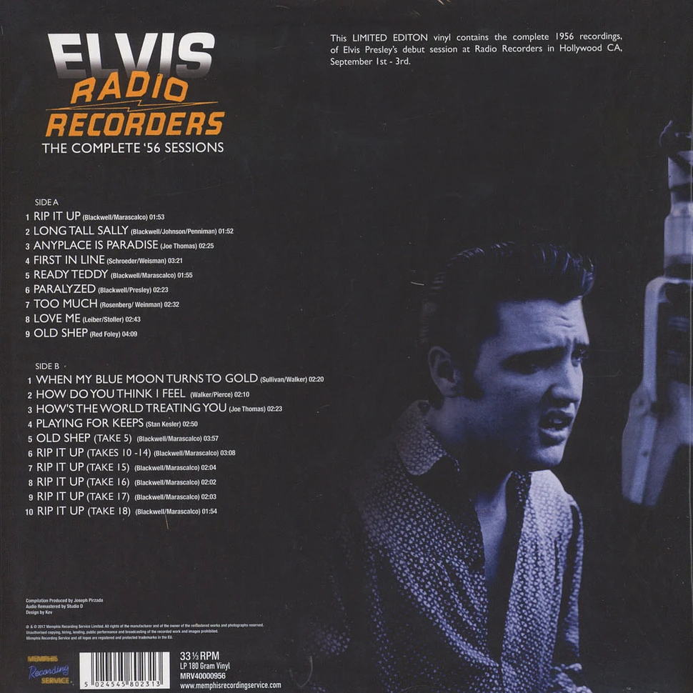 Elvis Presley - Radio Records - The Complete Sessions