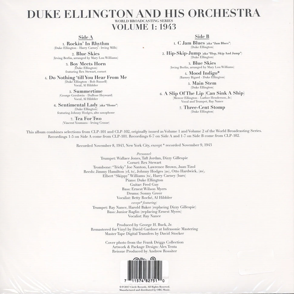 Duke Ellington - Volume I 1943