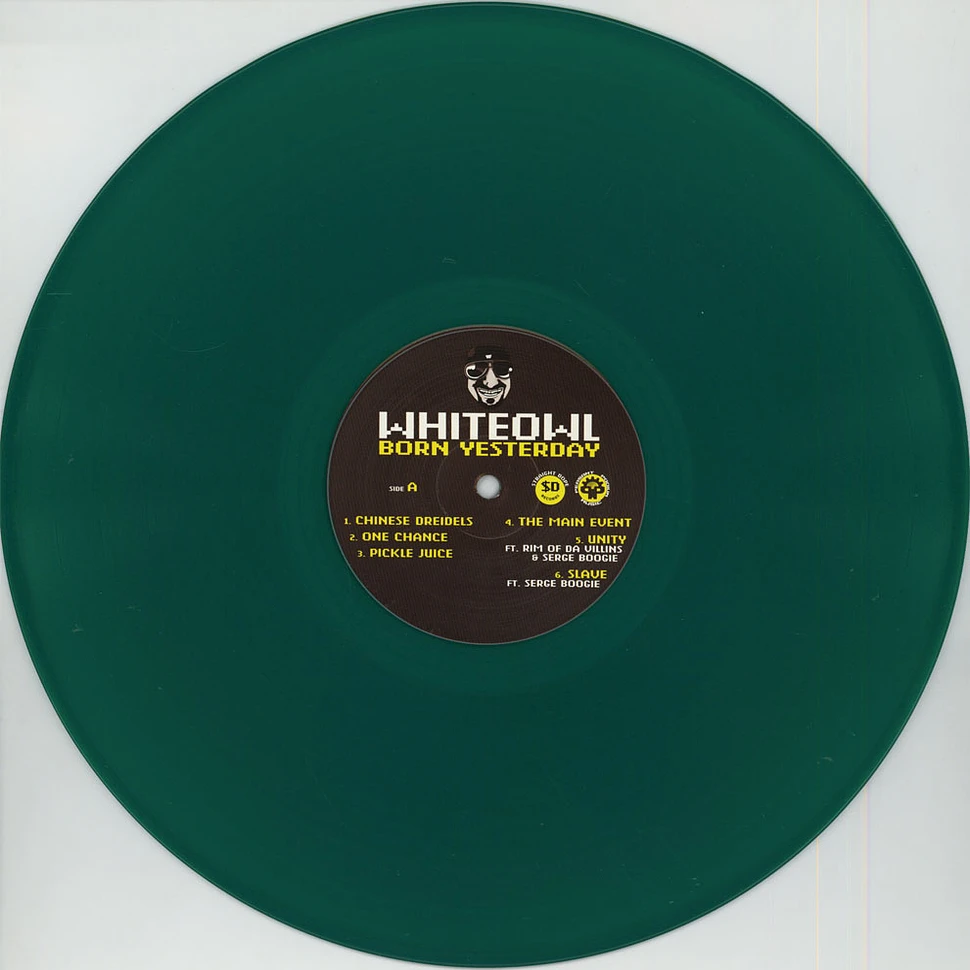 MC WhiteOwl - Born Yesterday Green Vinyl Edition