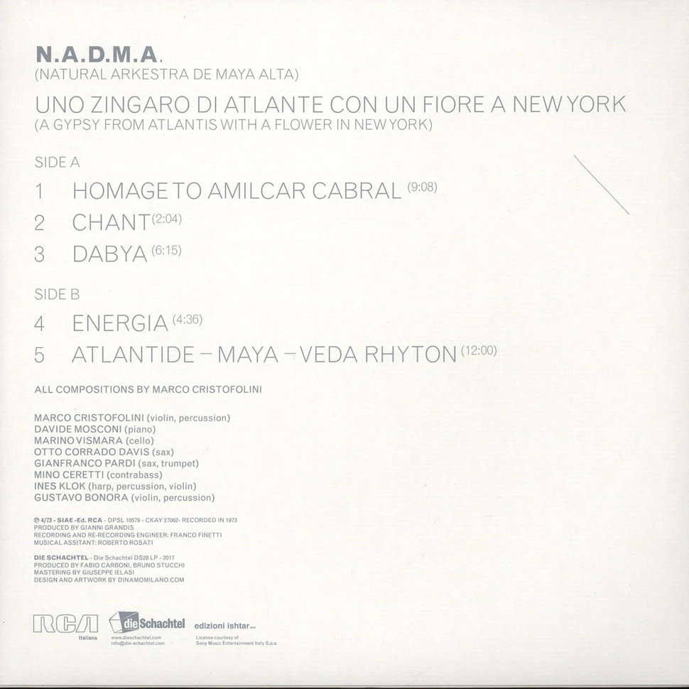 N.A.D.M.A. - Uno Zingaro Di Atlante Con Un Fiore A New York