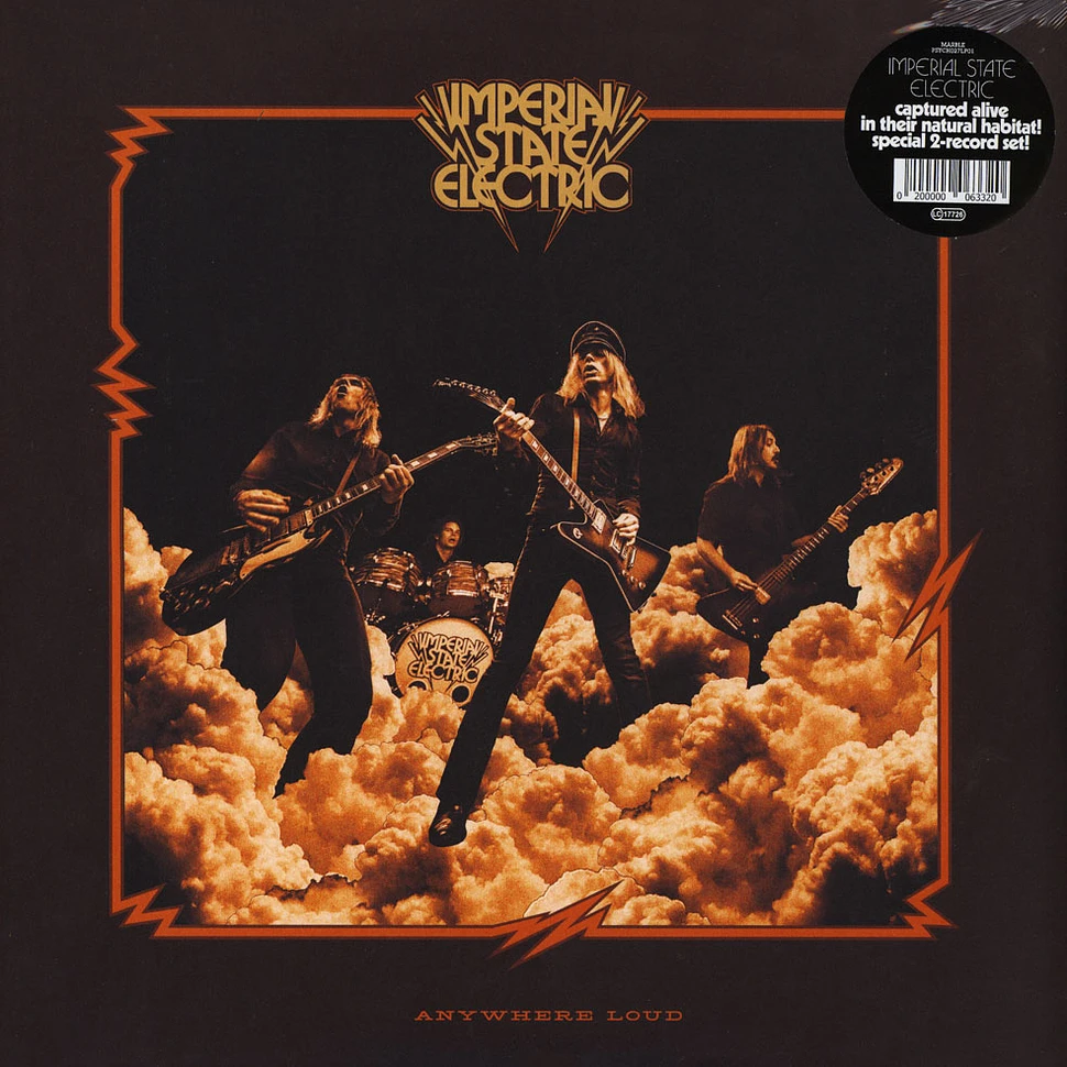 Imperial State Electric - Anywhere Loud Orange / Black Marbled Vinyl Edition