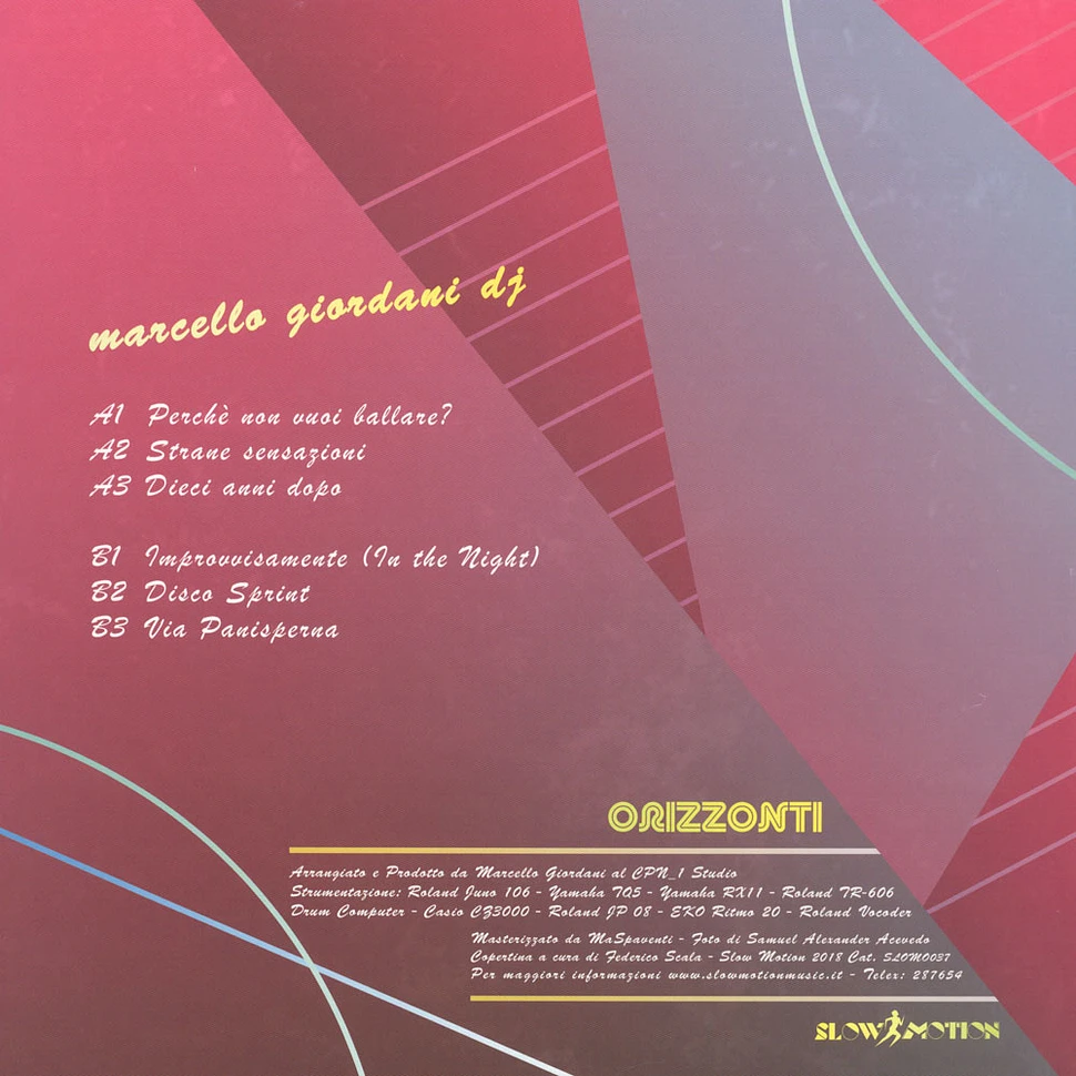 Marcello Giordani - Orizzonti