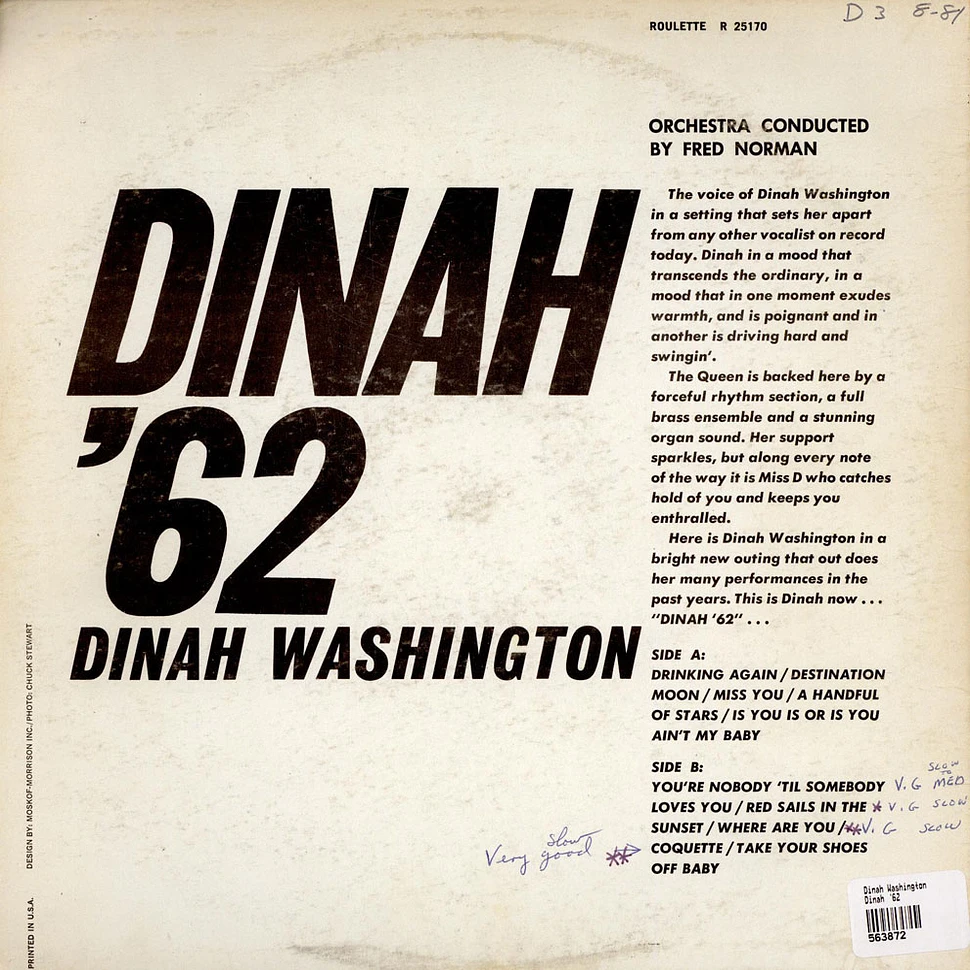 Dinah Washington - Dinah '62