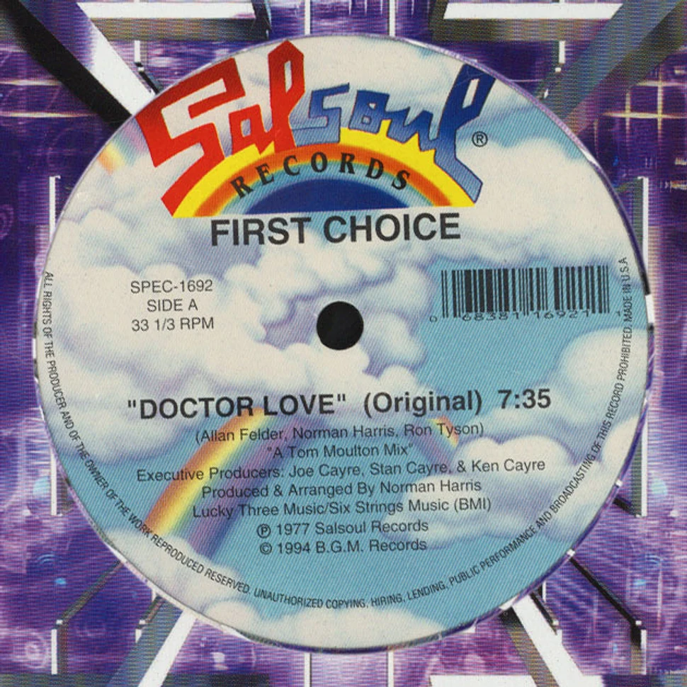 First Choice - Doctor Love / Let No Man Put Asunder