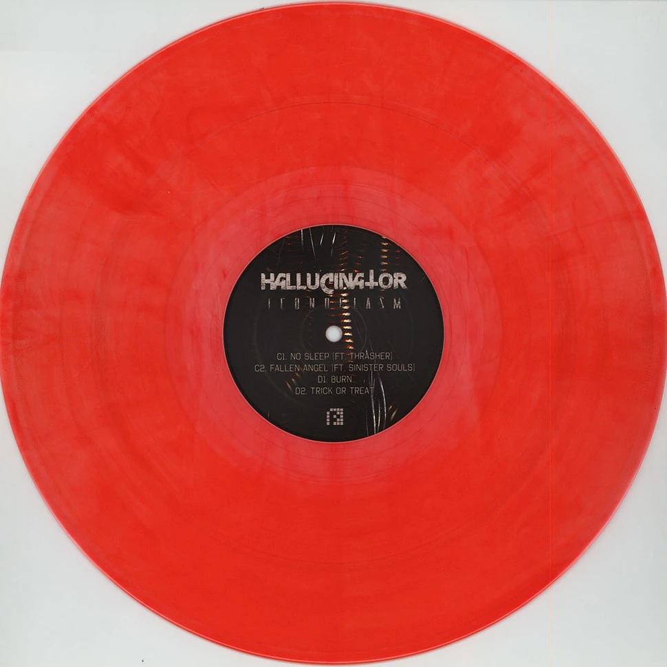 Hallucinator - Iconoclasm Clear & Solid Red Mixed Vinyl Edition