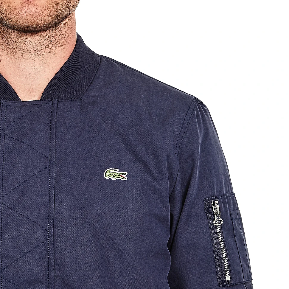Lacoste - Direct Embroidered Textured Dobby Blouson