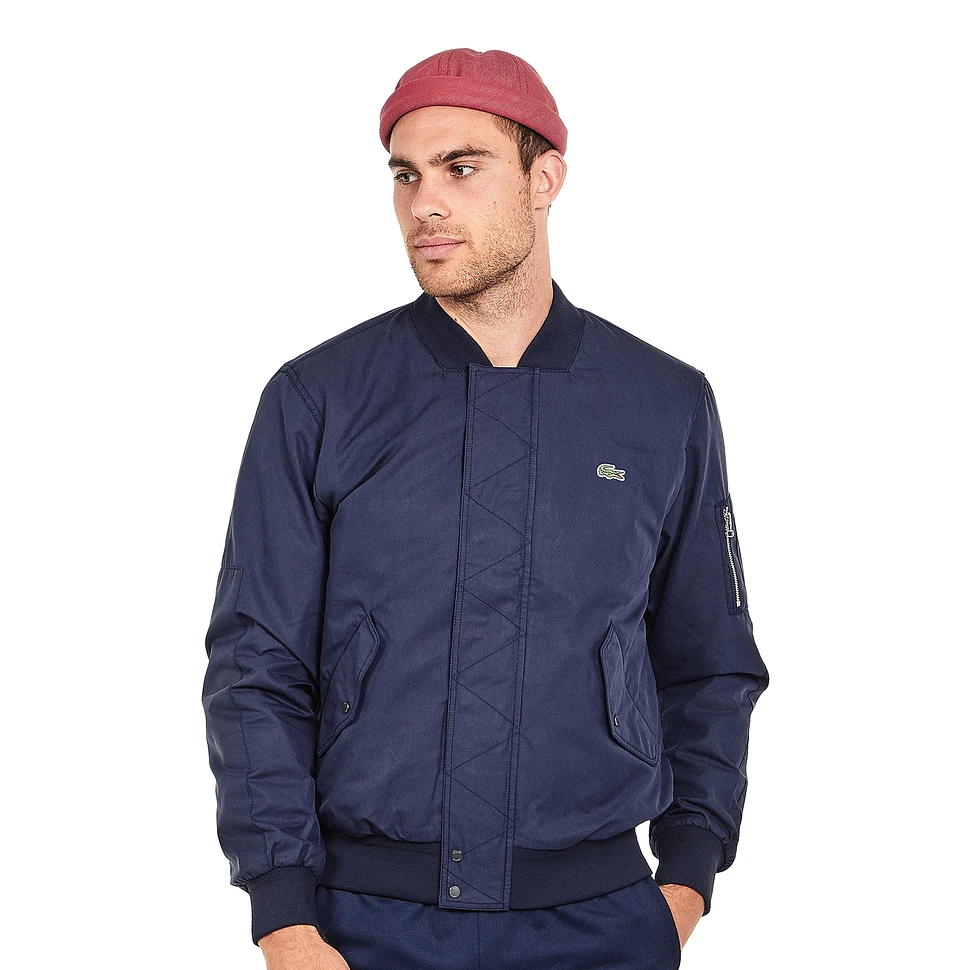 Lacoste - Direct Embroidered Textured Dobby Blouson