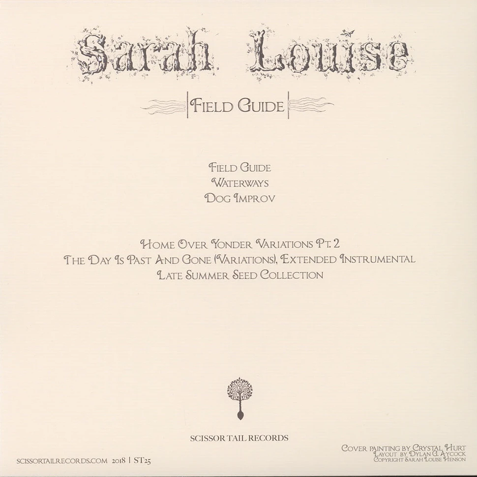 Sarah Louise - Field Guide
