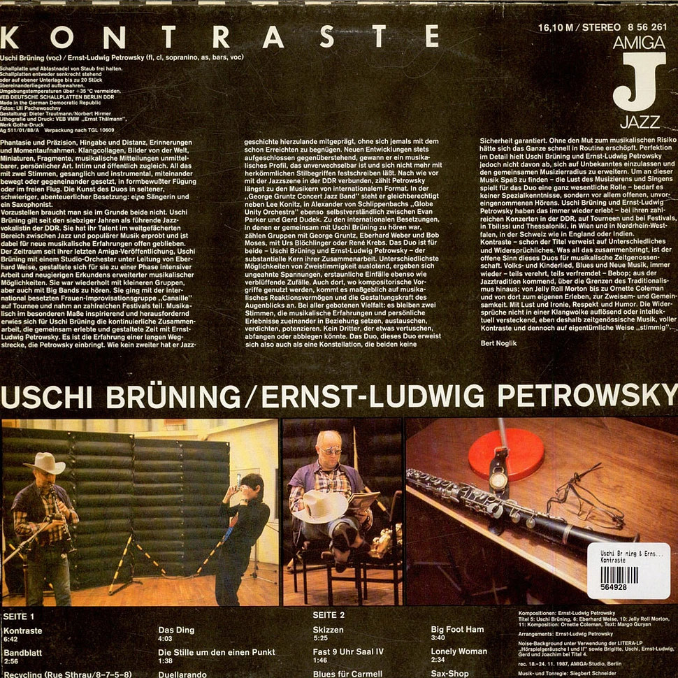 Uschi Brüning & Ernst-Ludwig Petrowsky - Kontraste