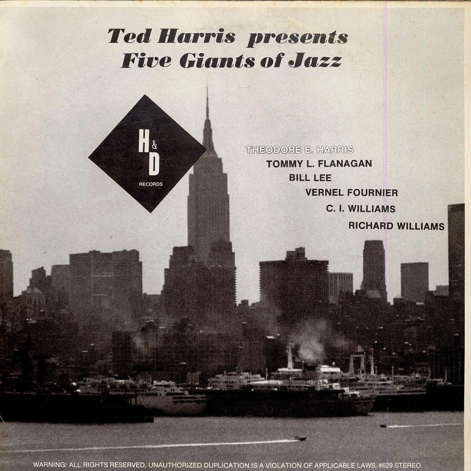 Ted Harris - Ted Harris Presents Five Giants Of Jazz