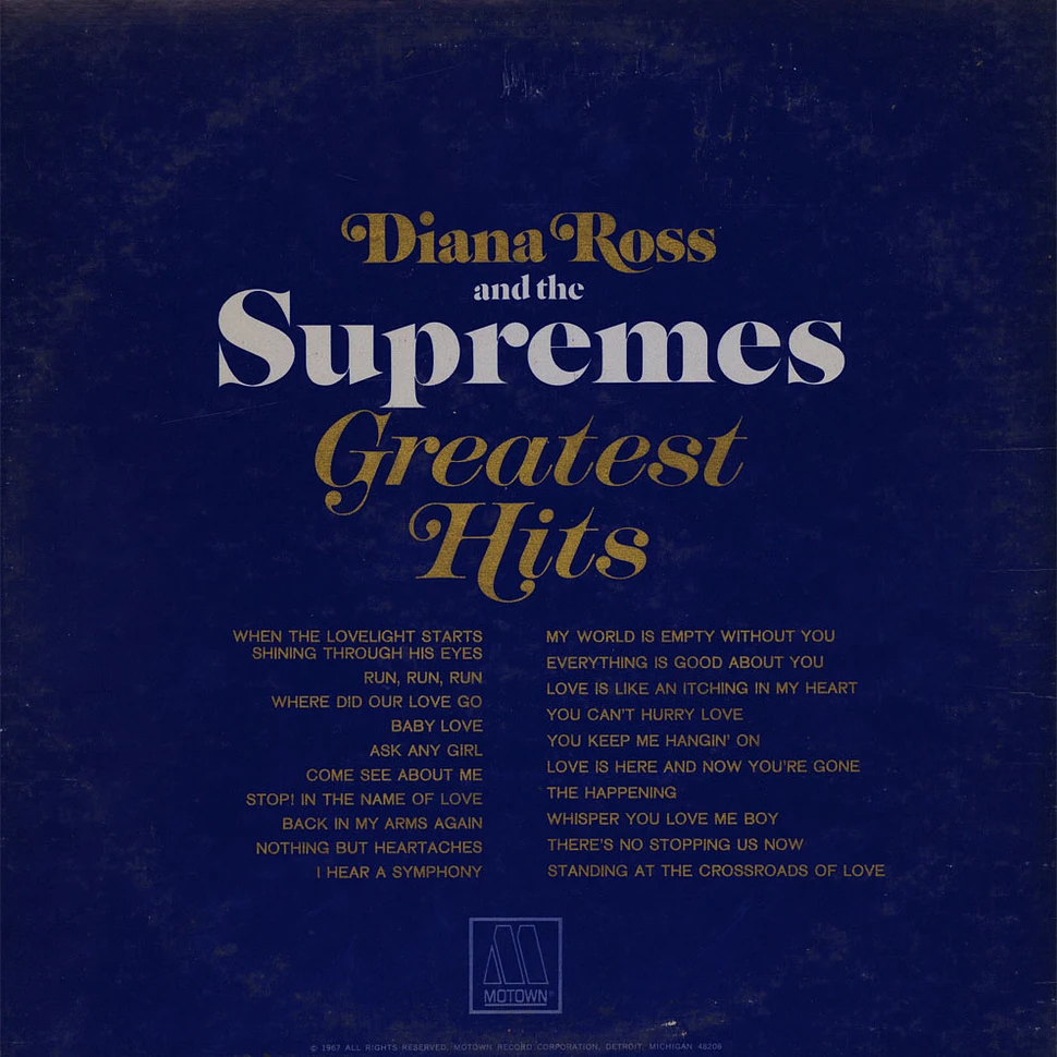 Diana Ross And The Supremes - Greatest Hits