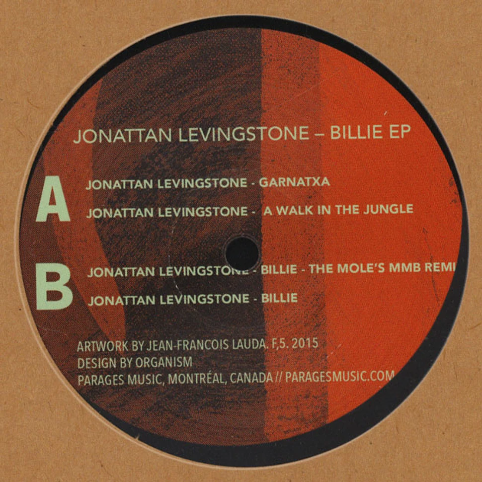 Jonattan Levingstone - Billie EP The Mole Rmx