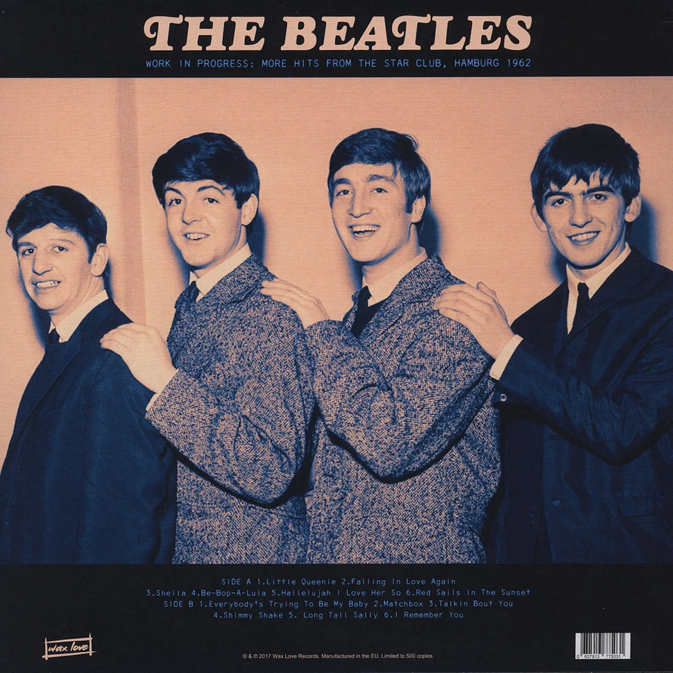 The Beatles - Work In Progress: More Hits From The Star Club Hamburg 1962