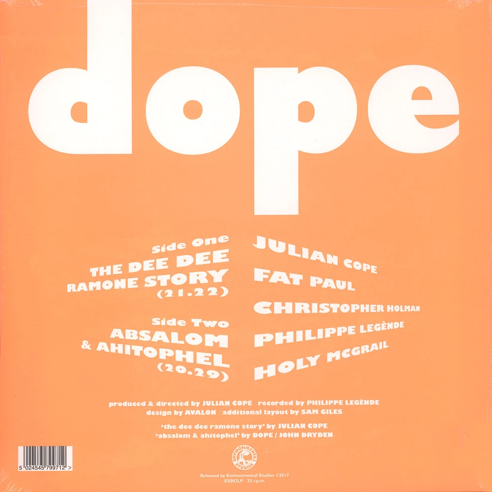 Dope - Dee Dee Ramone Story Feat. Julian Cope