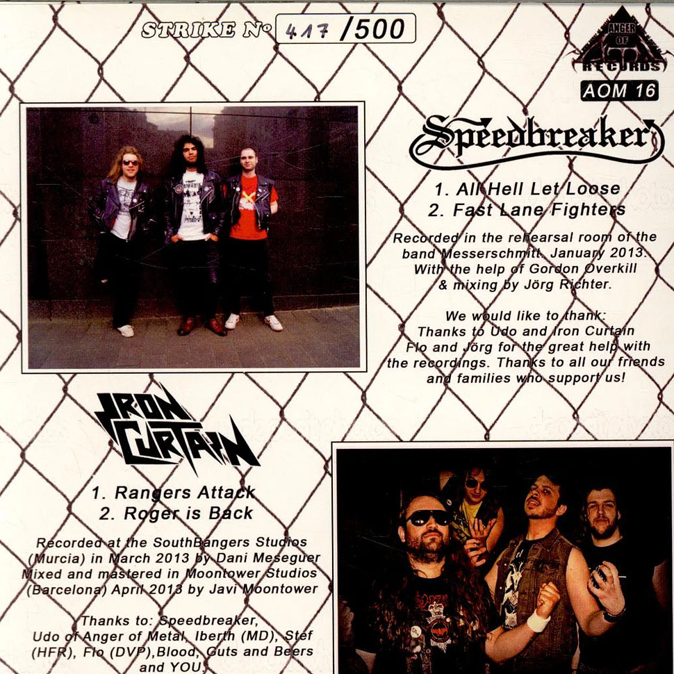 Iron Curtain / Speedbreaker - Heavy Metal Strike