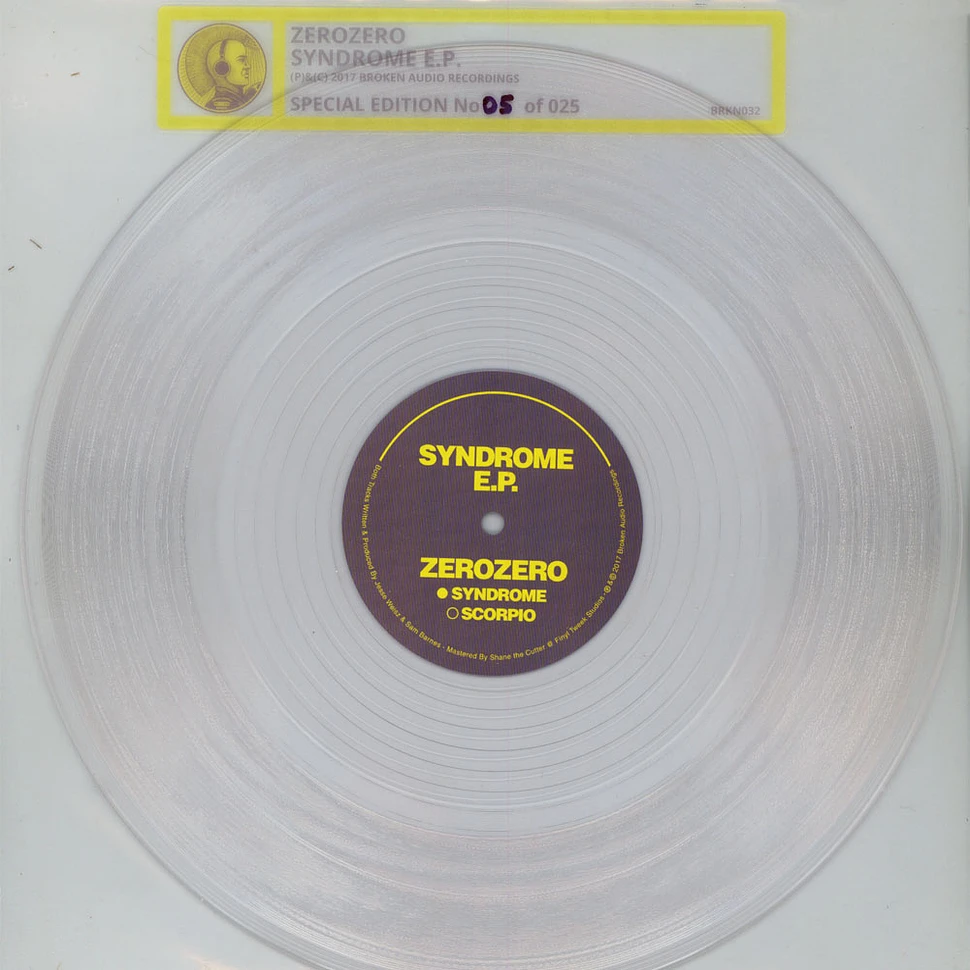 ZeroZero - Syndrome EP Clear Vinyl Edition