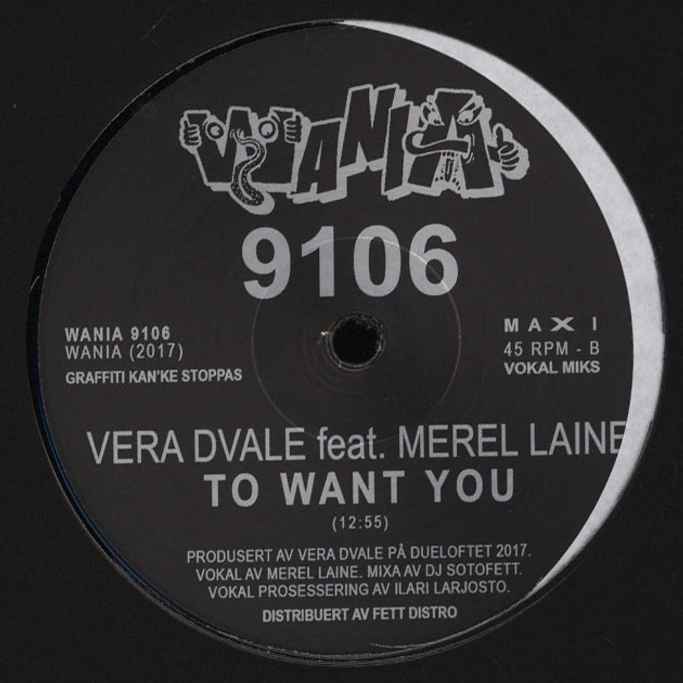 DJ Sotofett / Vera Dvale - Detour Dub / To Want You Feat. Merel Laine
