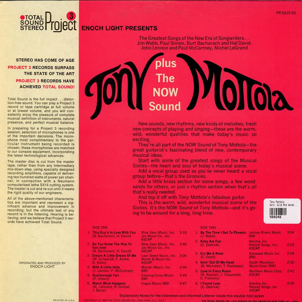 Tony Mottola - Warm, Wild And Wonderful