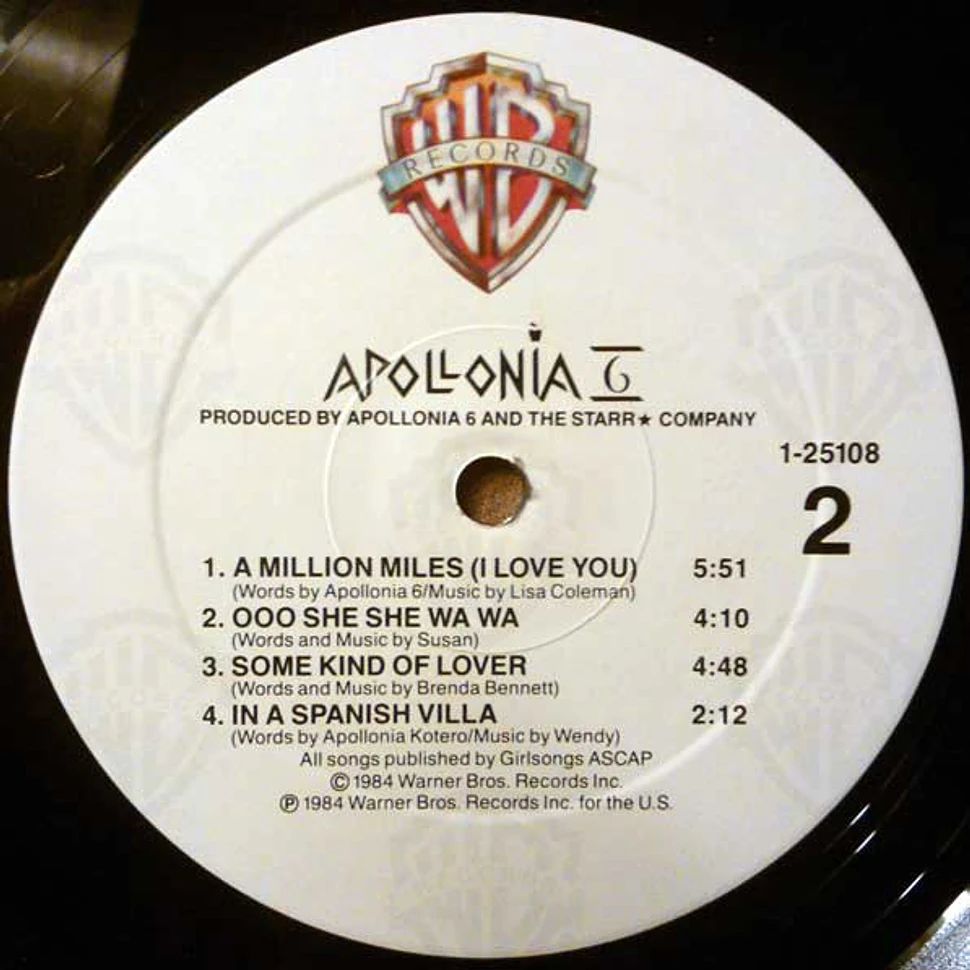 Apollonia 6 - Apollonia 6