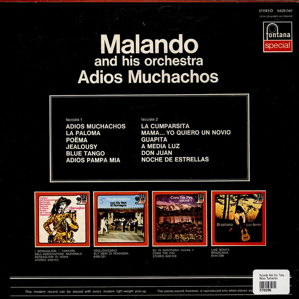 Malando And His Tango Orchestra - Adios Muchachos