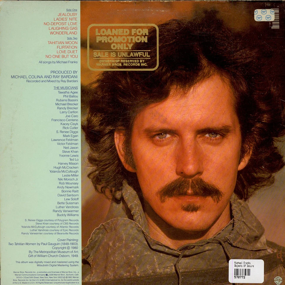 Michael Franks - Objects Of Desire