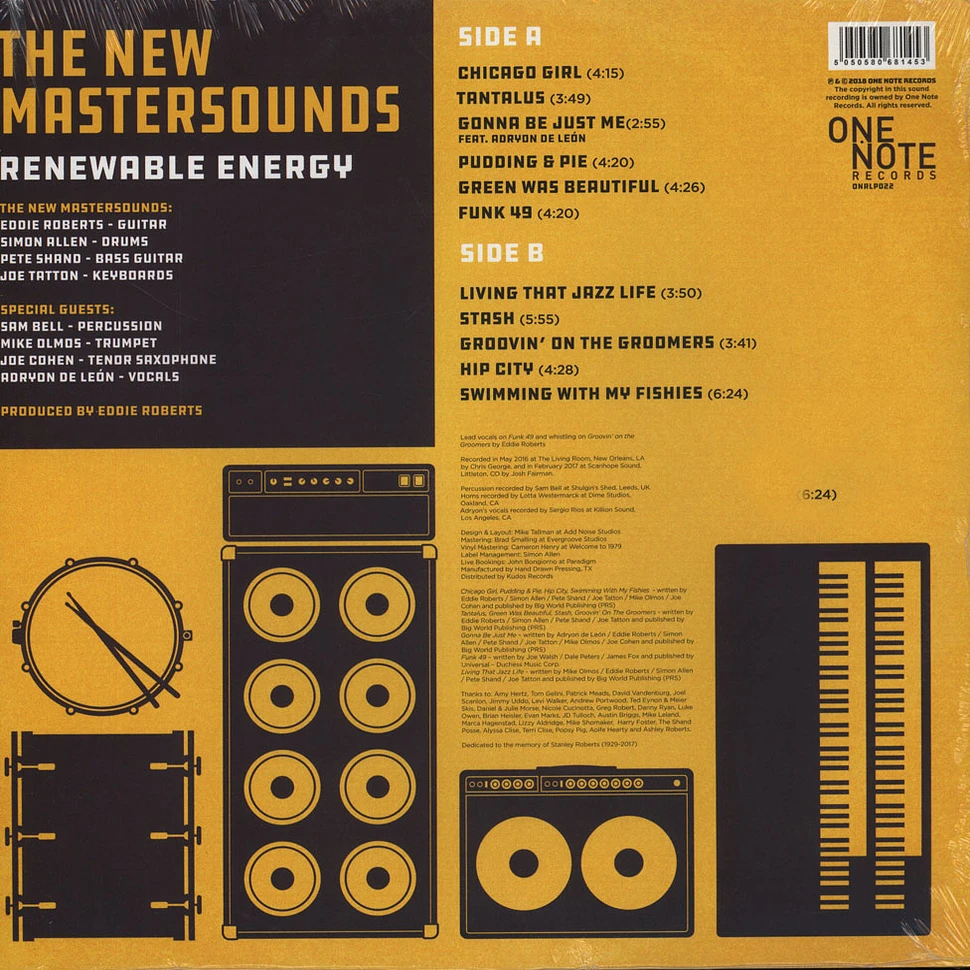 The New Mastersounds - Renewable Energy