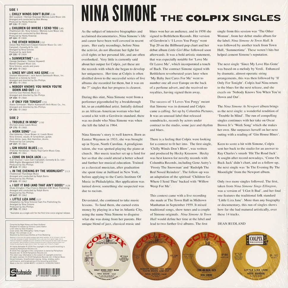 Nina Simone - The Colpix Singles (Mono) [Remastered]