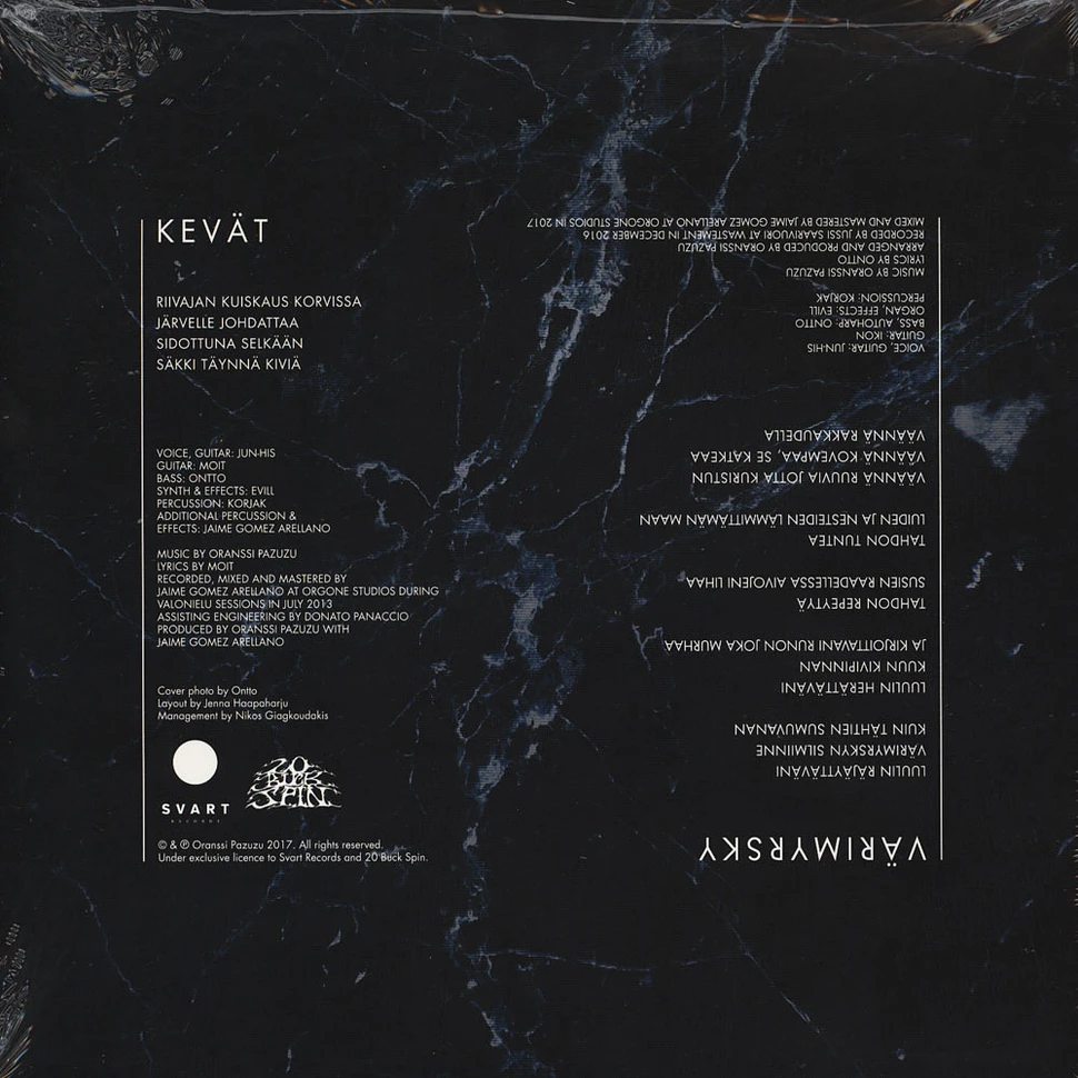 Oranssi Pazuzu - Kevät / Värimyrsky Grey Vinyl Edition