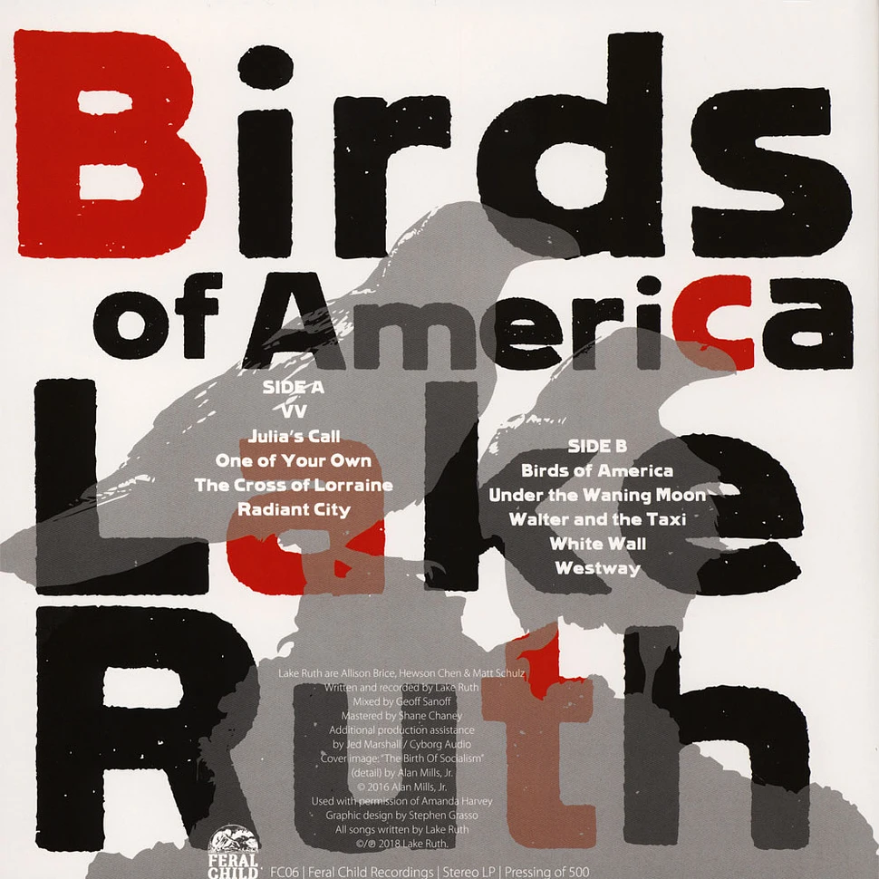 Lake Ruth - Birds Of America