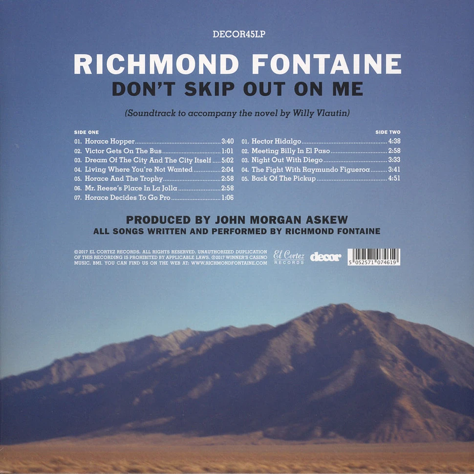 Richmond Fontaine - Don't Skip Out On Me