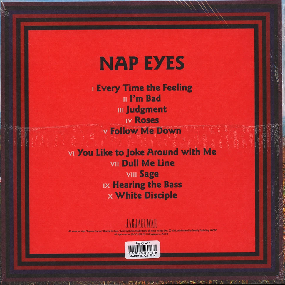 Nap Eyes - I'm Bad Now Colored Vinyl Edition