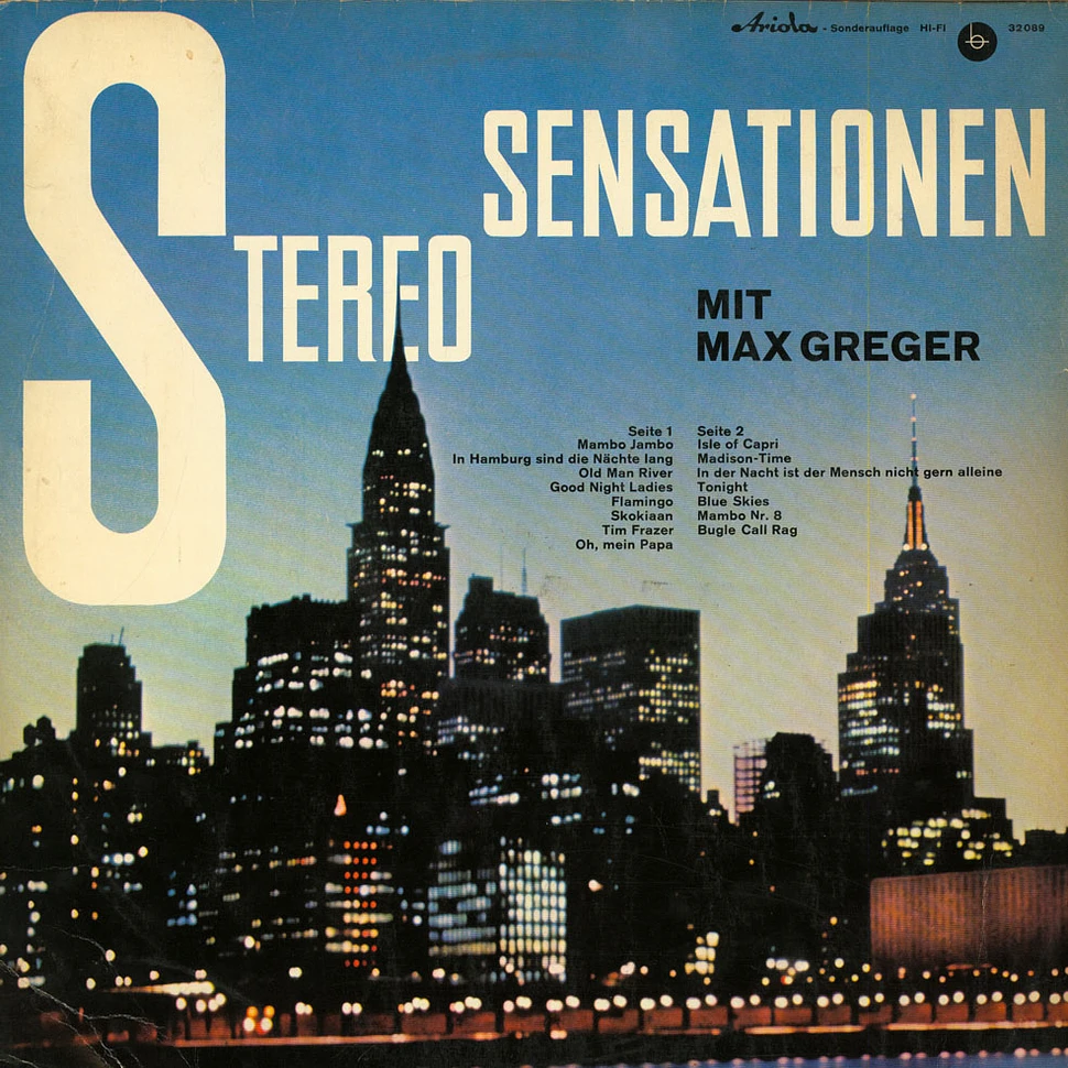 Max Greger - Stereo Sensationen
