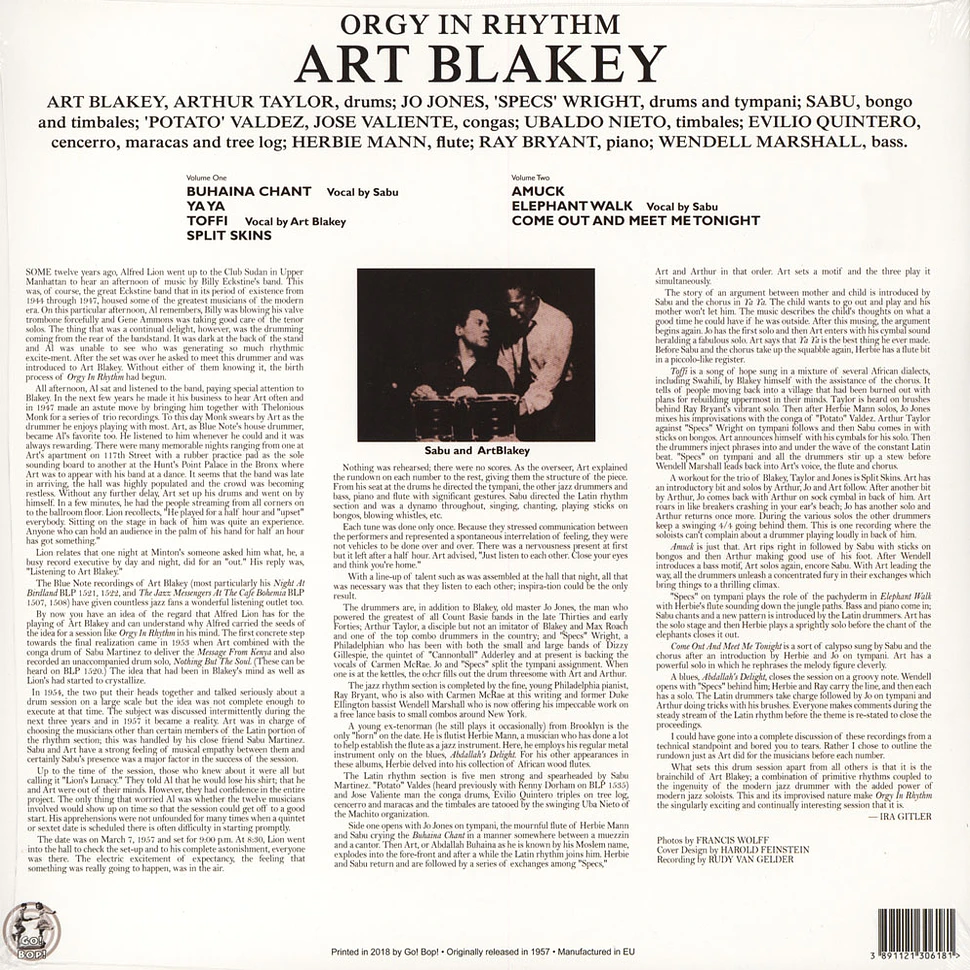 Art Blakey - Orgy In Rhythm Volume 1