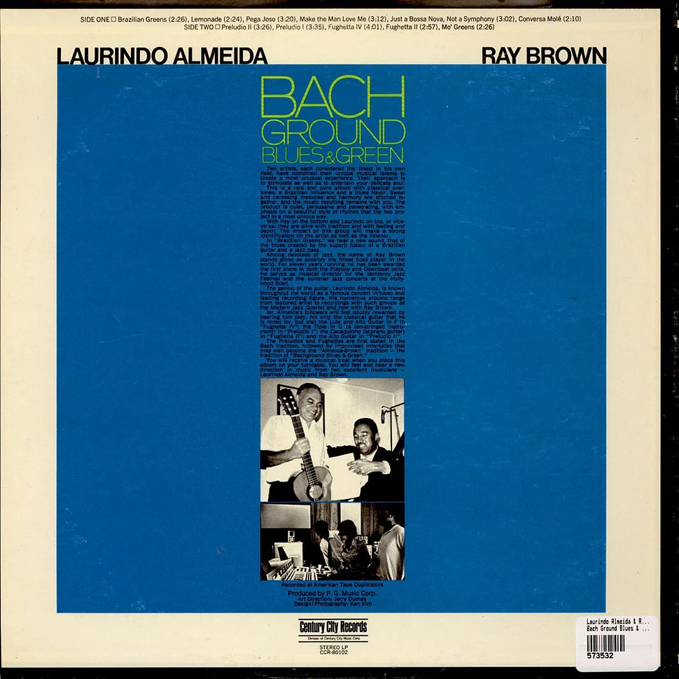 Laurindo Almeida & Ray Brown - Bach Ground Blues & Green