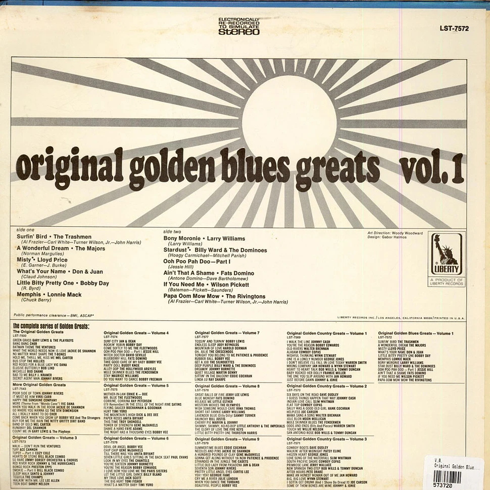 V.A. - Original Golden Blues Greats Vol. 1