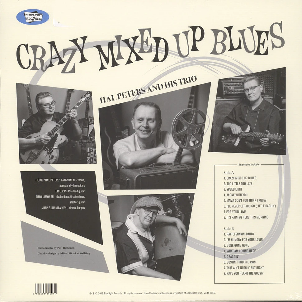 Hal Peters And His Trio - Crazy Mixed Up Blues