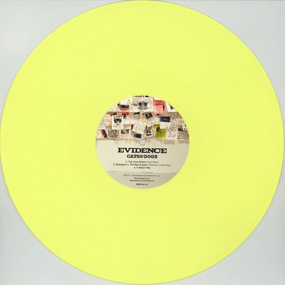 Evidence of Dilated Peoples - Cats & Dogs Colored Vinyl Edition