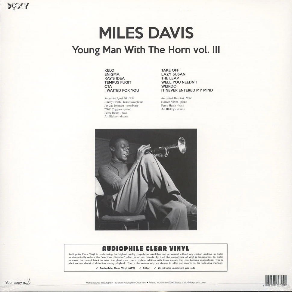 Miles Davis - Young Man With The Horn Volume 3