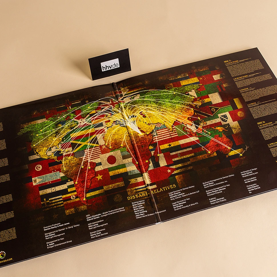 Nas & Damian Marley - Distant Relatives - Vinyl 2LP - 2010 - US