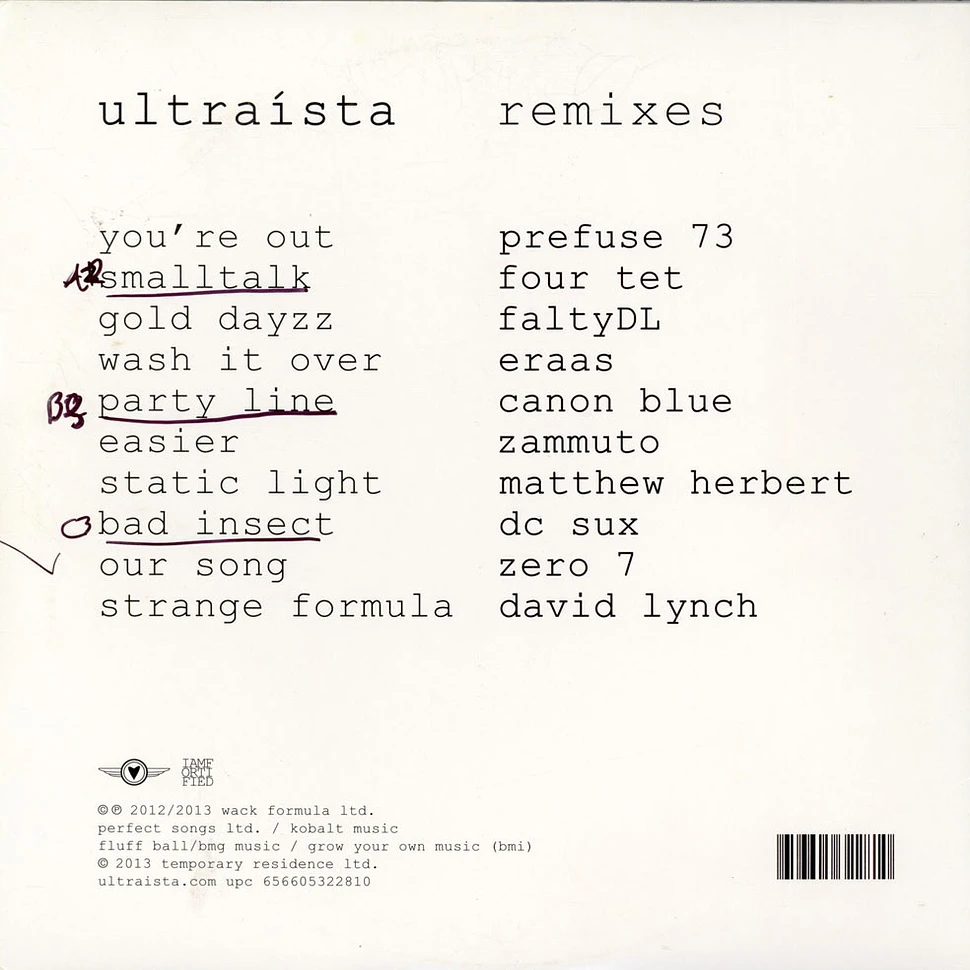 Ultraista - Ultraísta Remixes