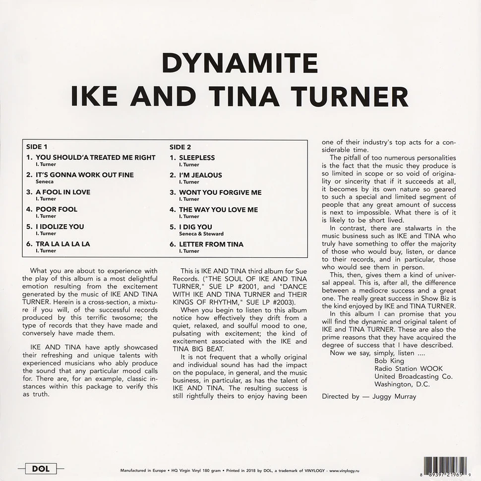 Ike & Tina Turner - Dynamite! Gatefold Sleeve Edition