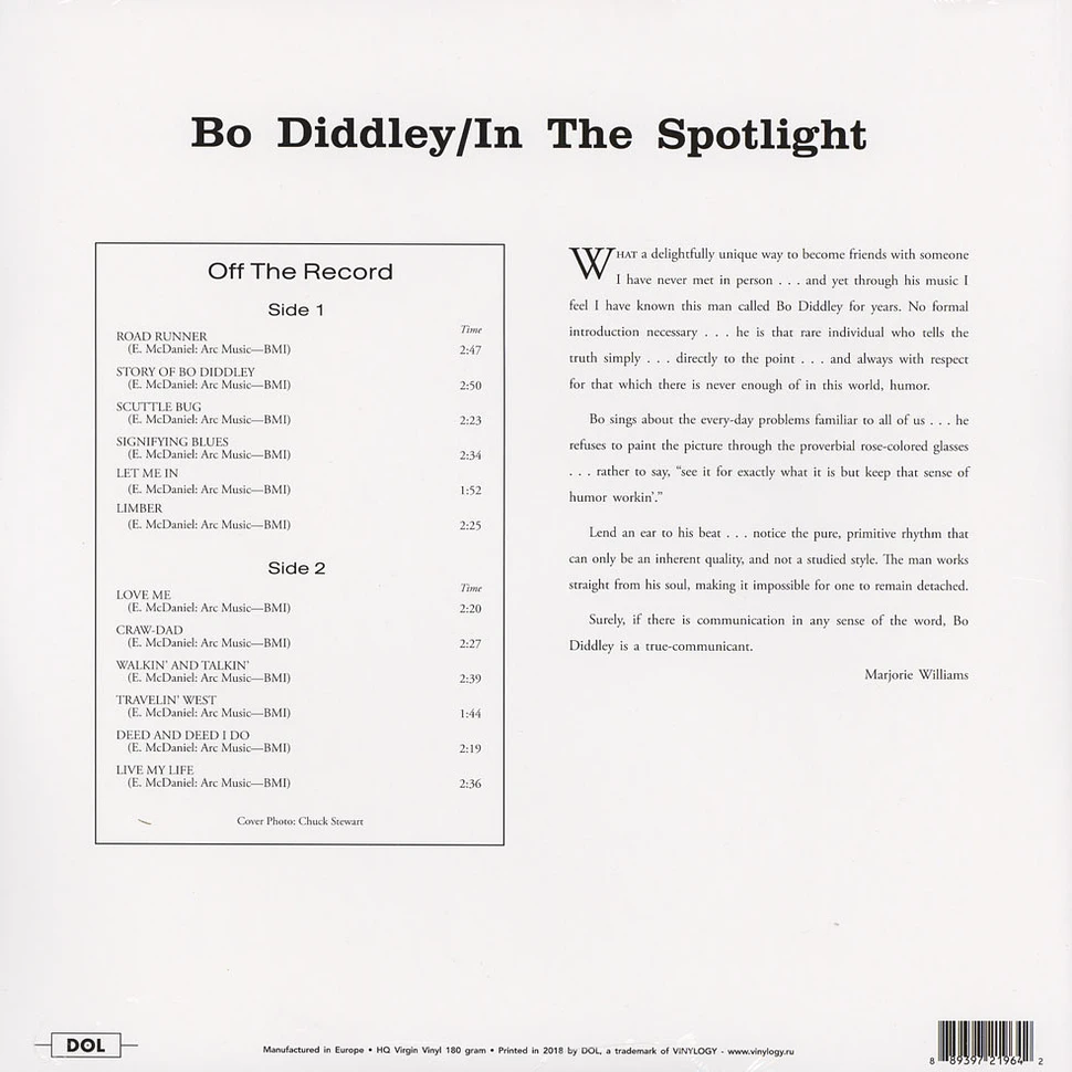 Bo Diddley - In The Spotlight Gatefold Sleeve Edition