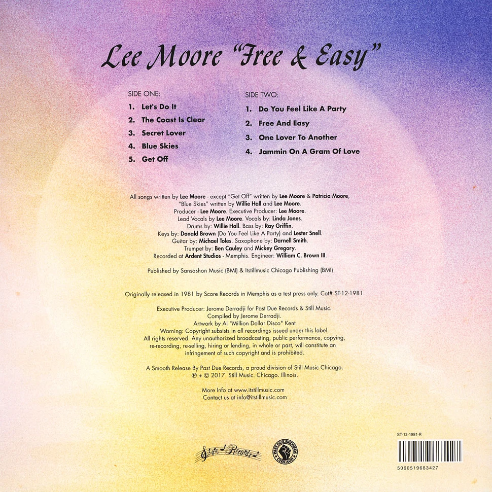 Lee Moore - Free & Easy
